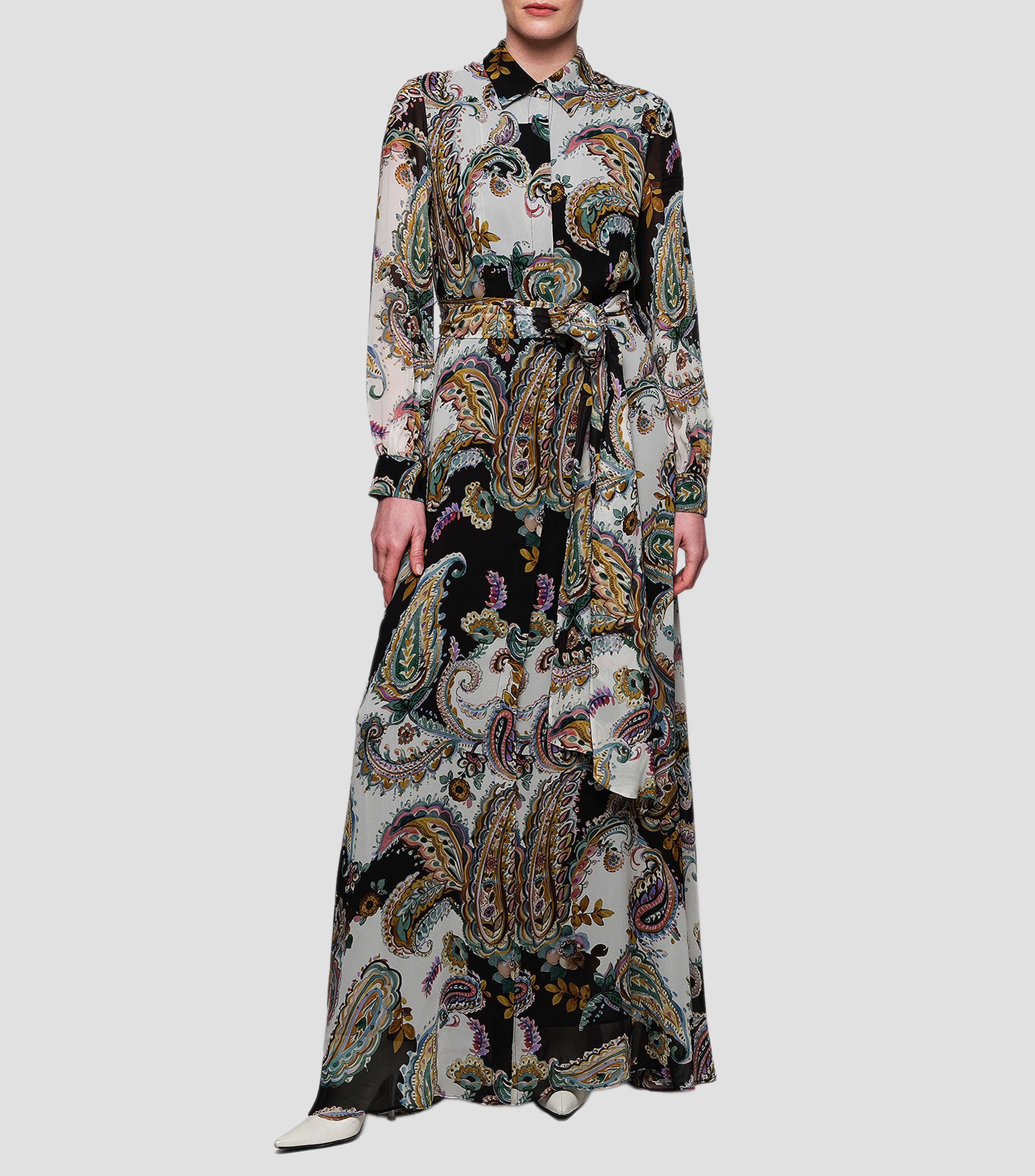 Vestido largo manga larga fantasía Mujer
